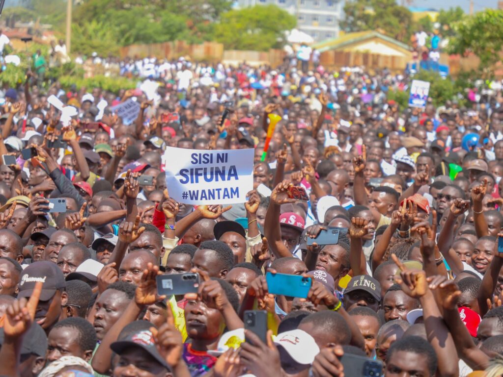 Thousands flood Bungoma as Sifuna’s homecoming rally caps Western Kenya tour
