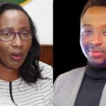 Beatrice Elachi and her son, Elvis Murakana Namenya