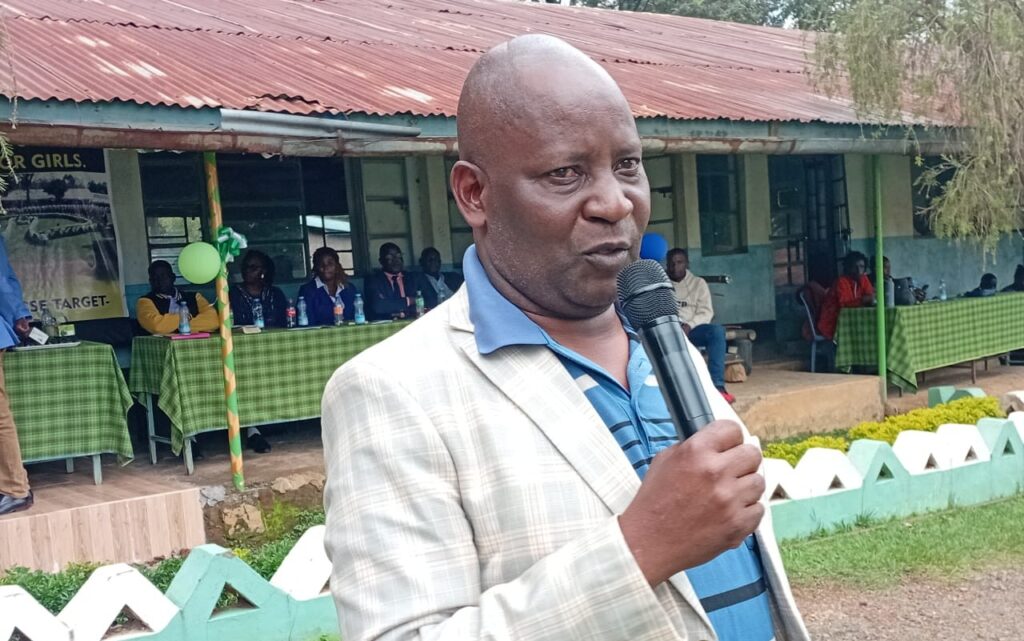 Chekalini MCA Titus Kwoma at a public function in the past