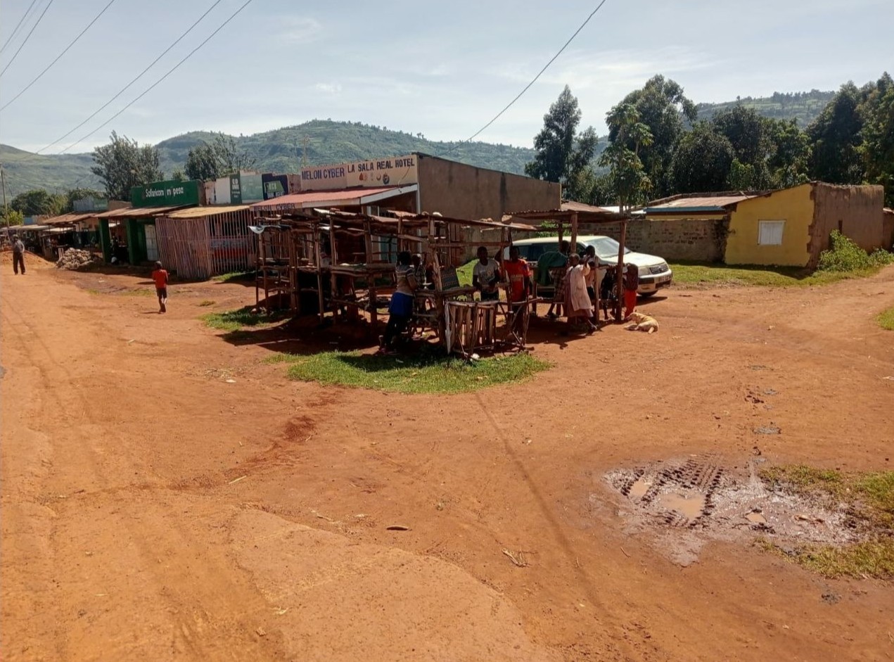 A market centre in Mount Elgon