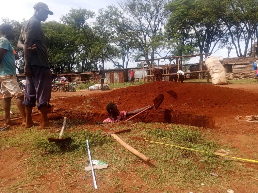 County government initiates construction of toilets at Panpaper Market, Lugari