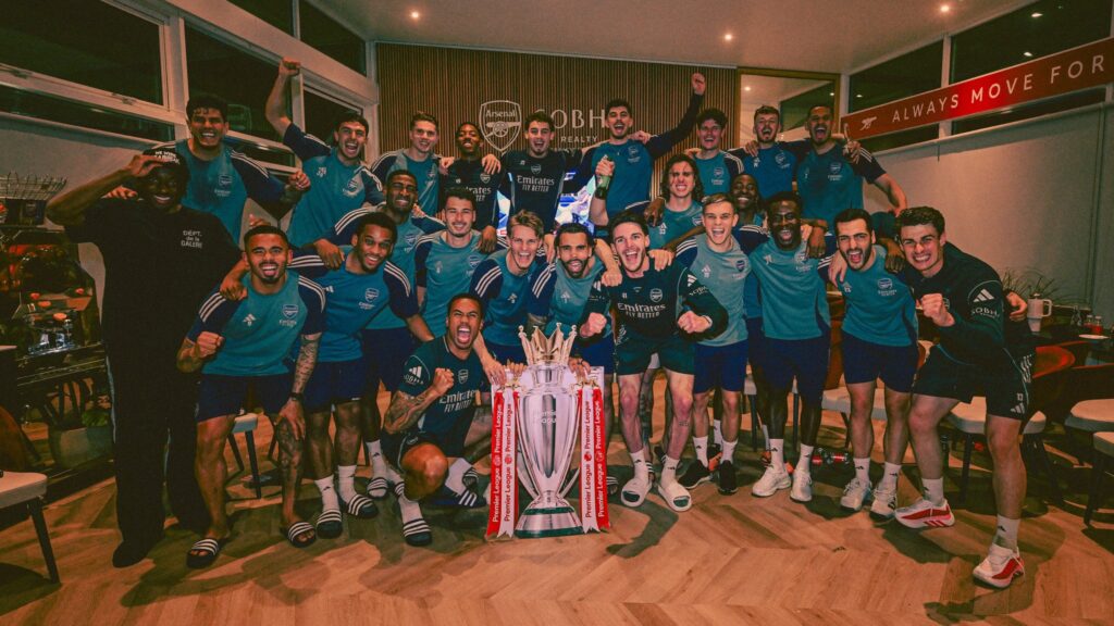 Arsenal end 22-year drought to win Premier League title