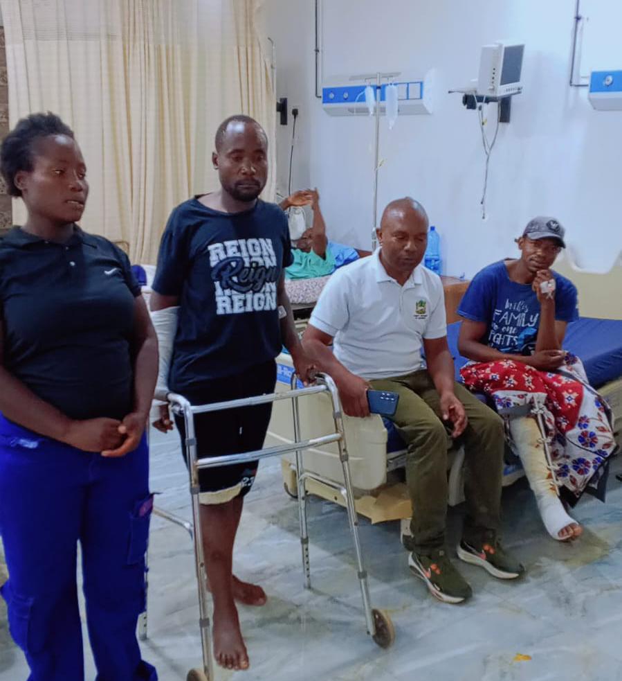 Two Lugari electricians injured in Vihiga accident