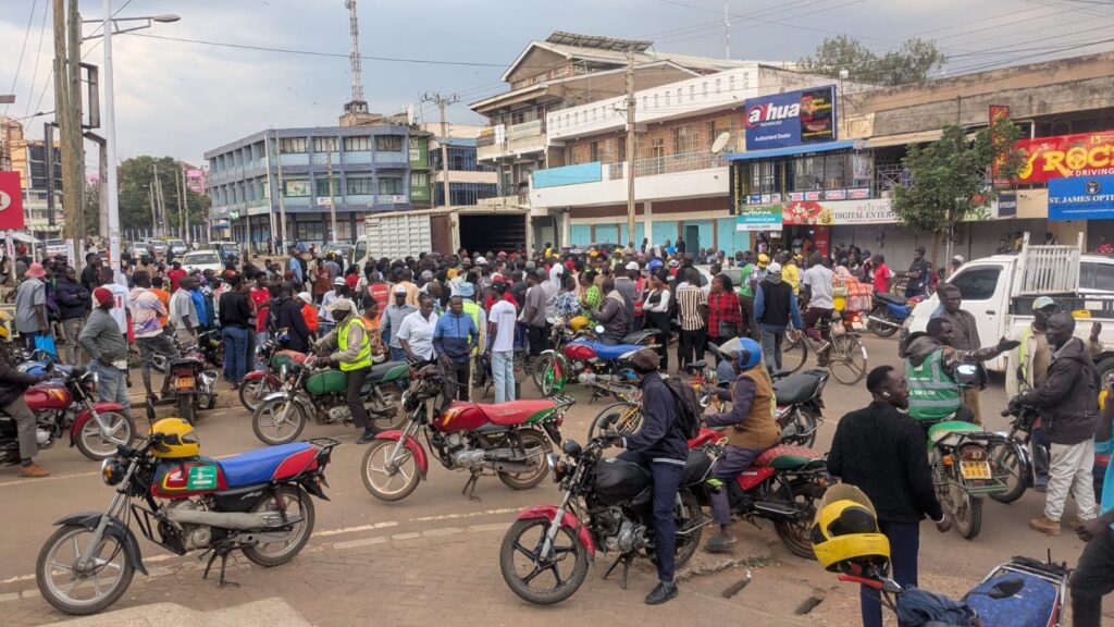 Boda rider dies after crashing into lorry while allegedly racing in Bungoma town