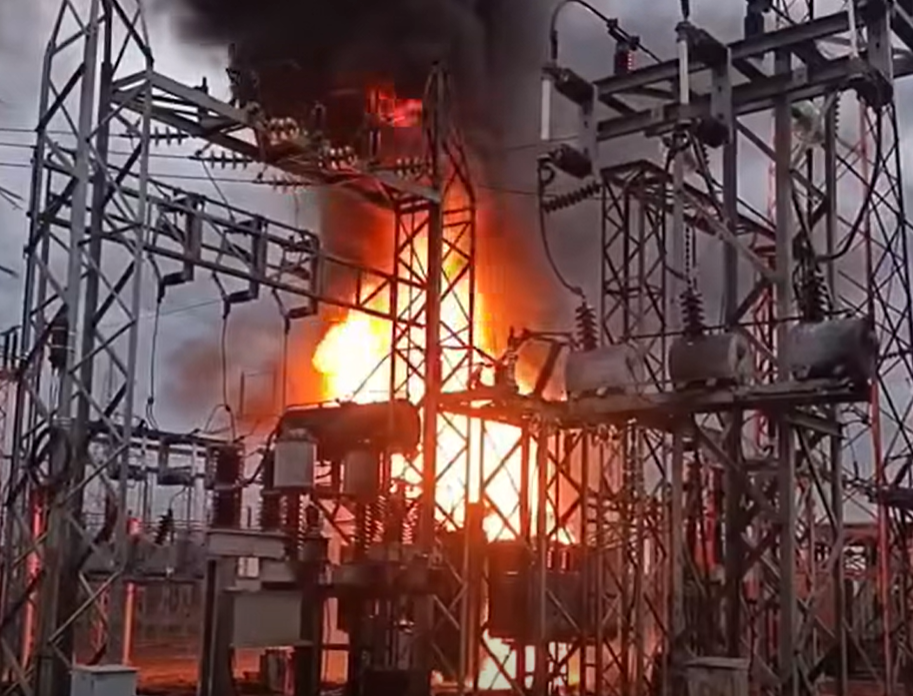 Power outage hits five Western Kenya counties after fire at Kakamega substation