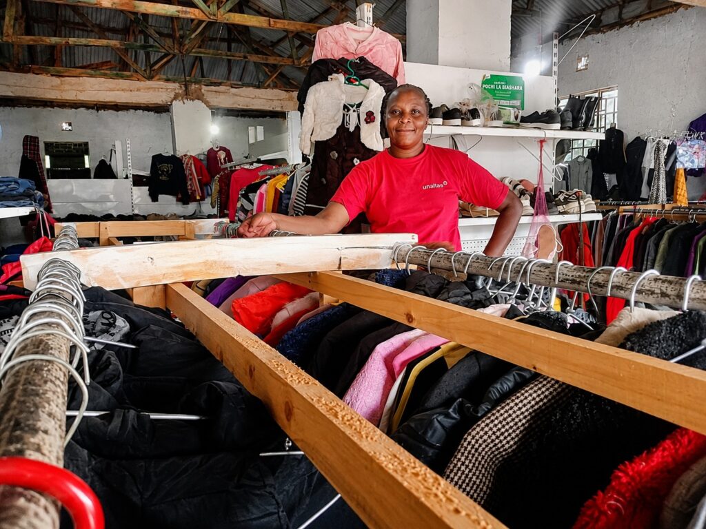 Lugari businesswoman Mama Safi donates football kits to mark one year of success in clothing business